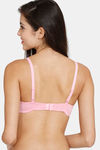 Zivame Push-Up Wired Medium Coverage Bra - Prism Pink — thumbnail 2